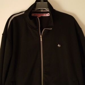 Men's black jacket, great for fall and spring